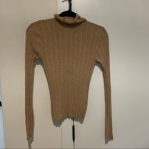 Tan turtleneck